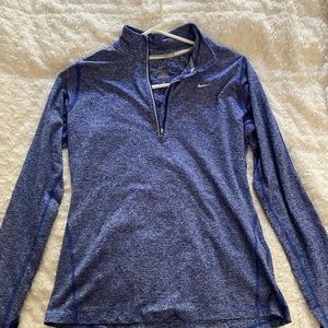 Nike half zip dri fit top.